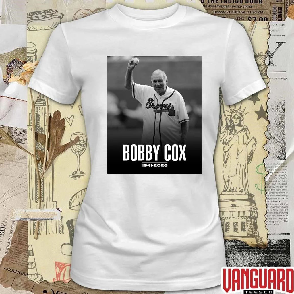 Bobby Cox 1941 – 2026 Talkin’ Baseball Poster t-shirt