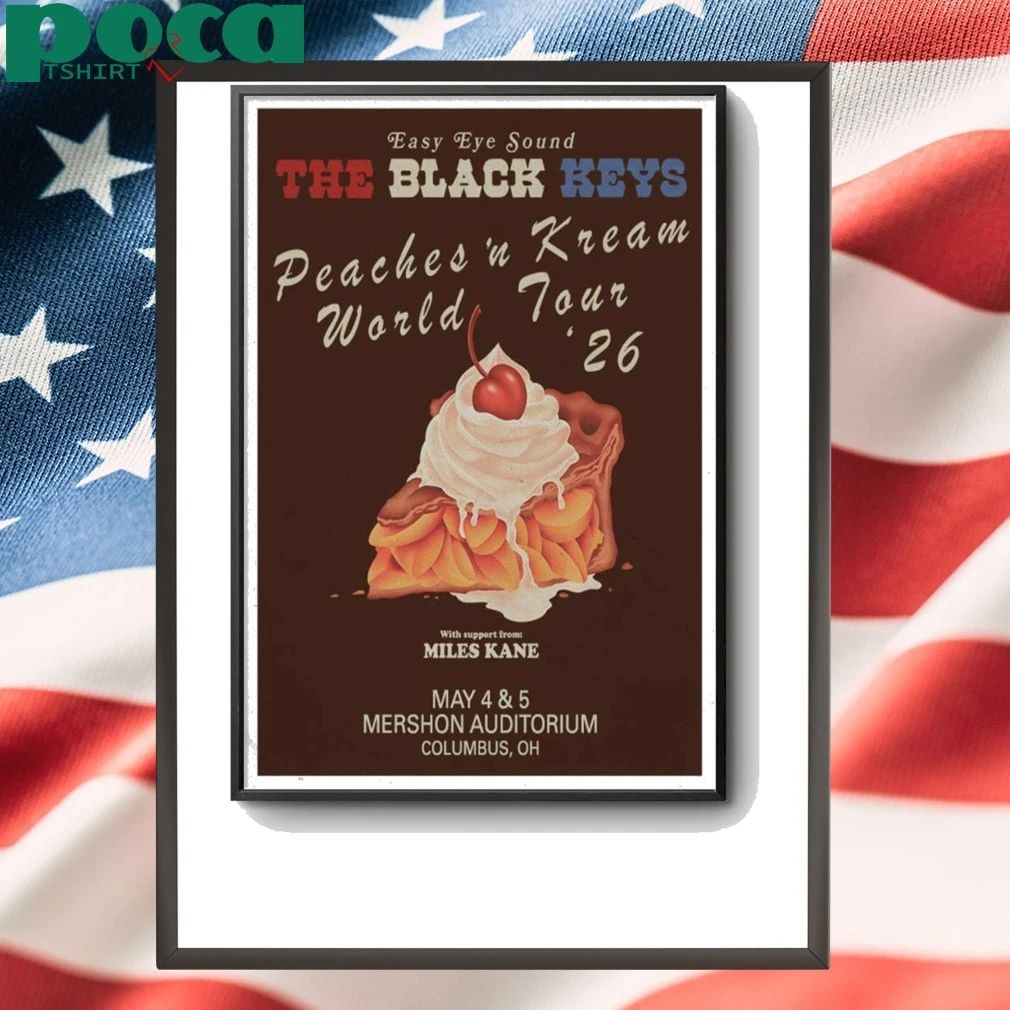 May 4-5 2026 The Black Keys Poster Columbus, OH Limited shirt