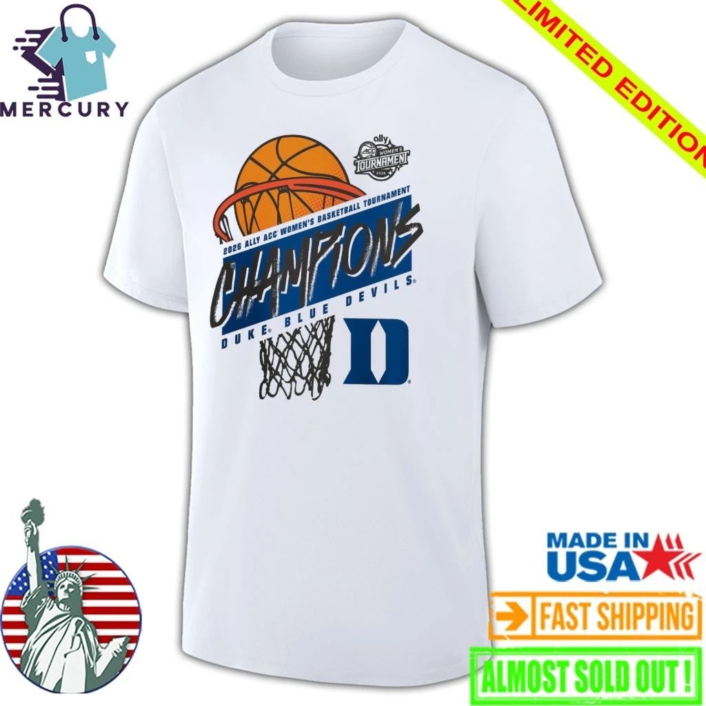 Duke 2026 ACC Women’s Basketball Tournament Champions Shirt