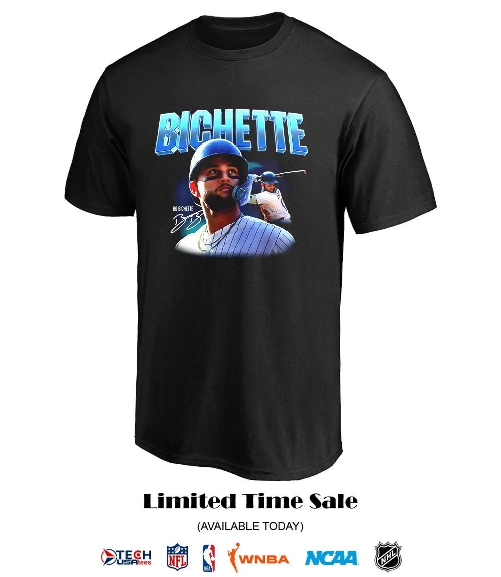 Bo Bichette New York Mets Baseball signature graphic shirt