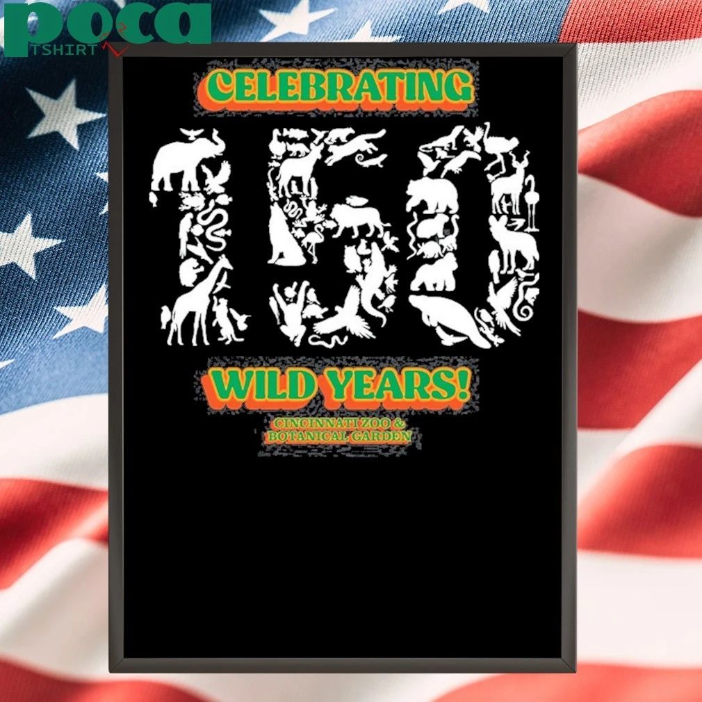 Celebrating Wild Years Cincinnati Zoo and Botanical Garden T-shirt