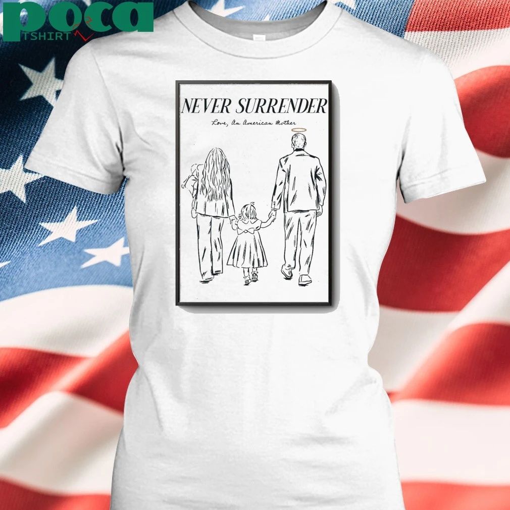 Charlie Kirk Never Surrender Poster shirt