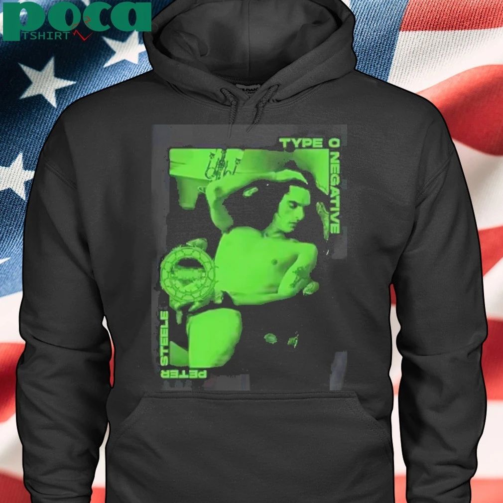Type O Negative Peter Steele Green Graphic T Shirt Vintage Goth Band T-shirt