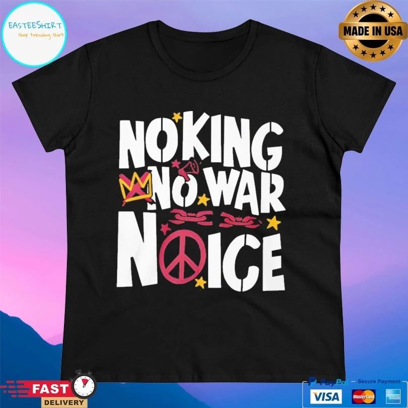 No King No War No Ice 2026 T-shirts