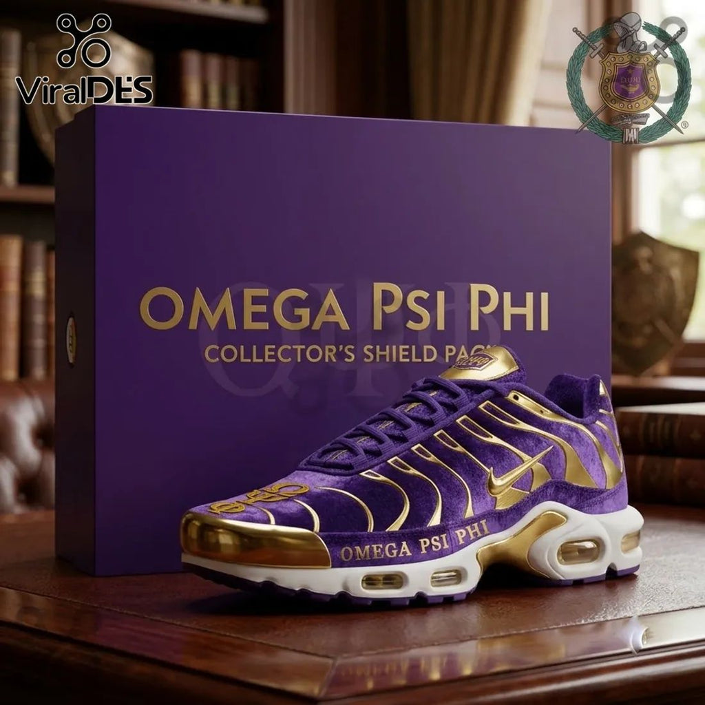 Omega Psi Phi Collector Edition Air Max Plus Shoes