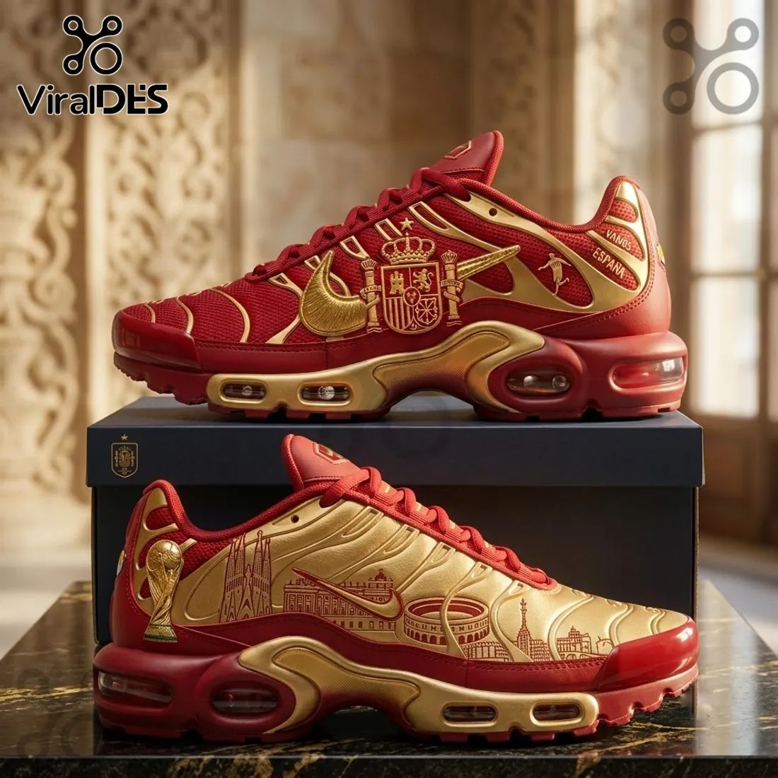Spain National Team World Cup Air Max Plus Shoes