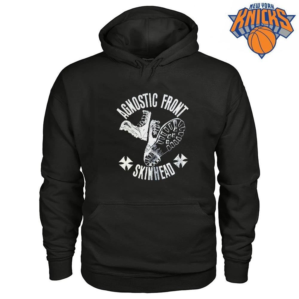 Agnostic Front Skinhead Hardcore Punk Heavy Duty Combat Boots Distressed Vintage shirt
