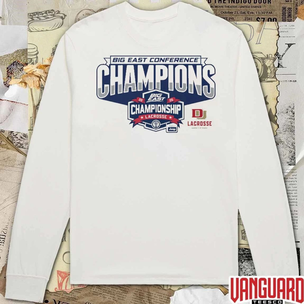 Denver Women’s Lacrosse 2026 Big East Conference Champions t-shirt