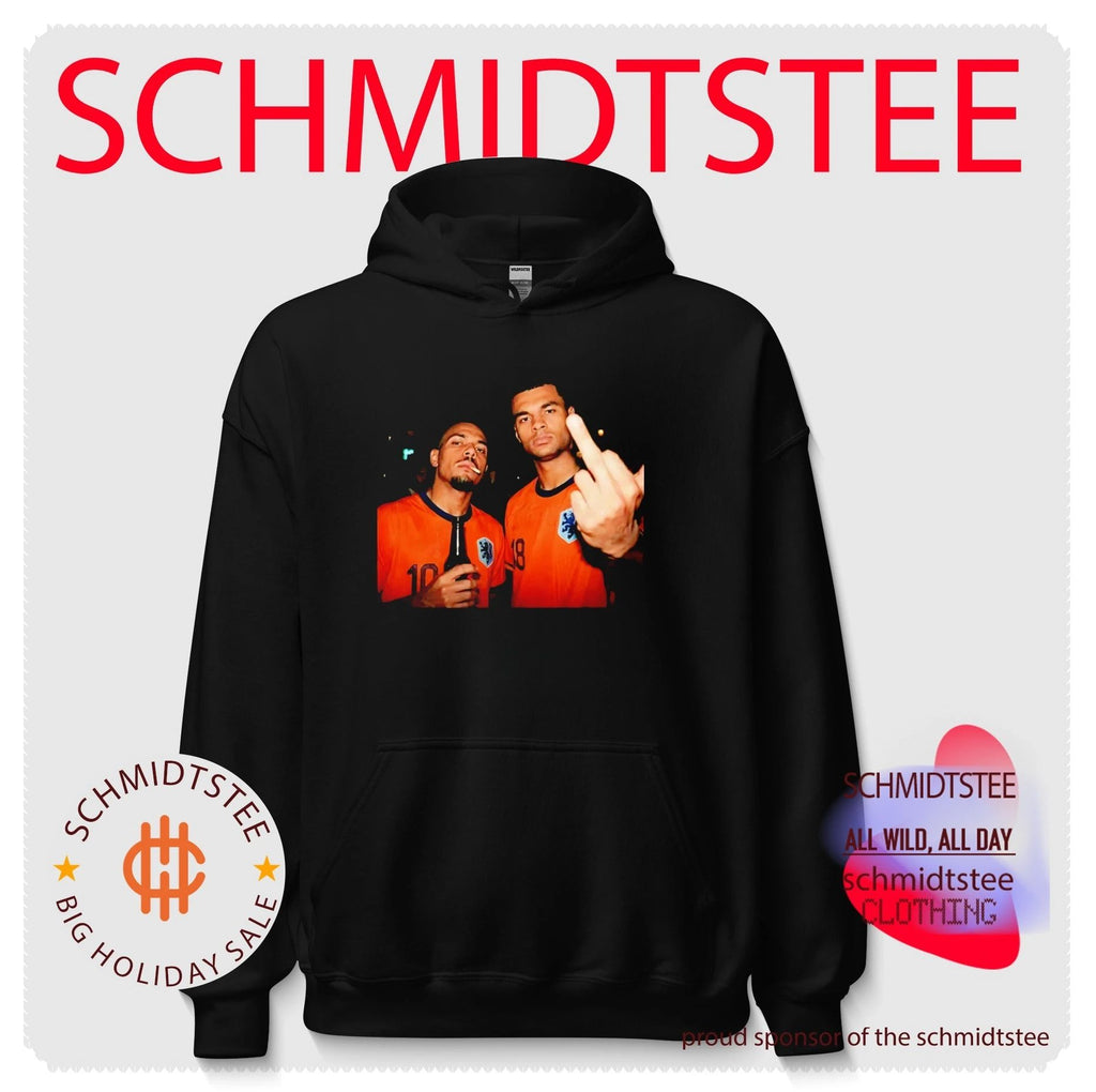Memphis Depay and Cody Gakpo Netherlands Fc middle finger shirt