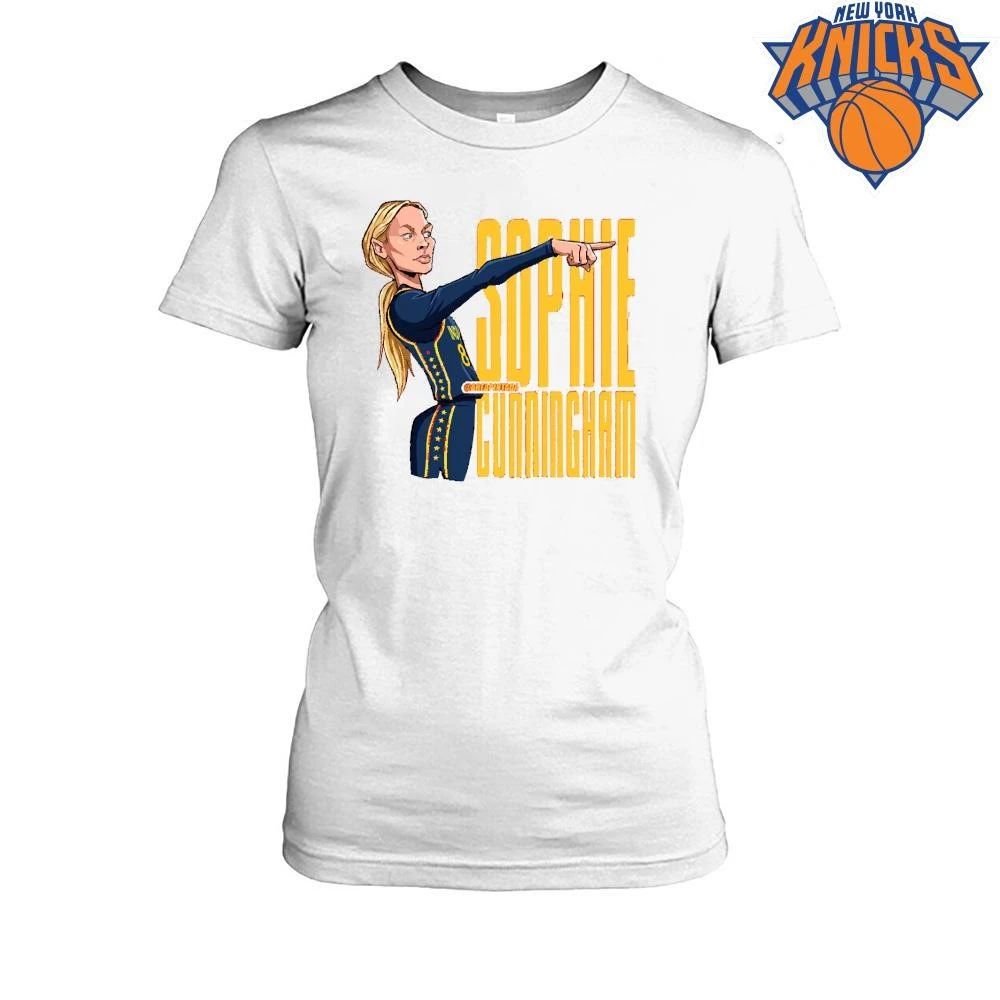 Sophie Cunningham Phoenix Mercury WNBA Basketball Fan Caricature Shirt