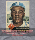 Jackie Robinson Brooklyn Dodgers Topps Baseball card T-shirt