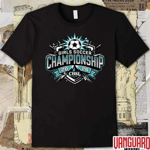 2026 CHSL Girls Soccer Championship Logo t-shirt