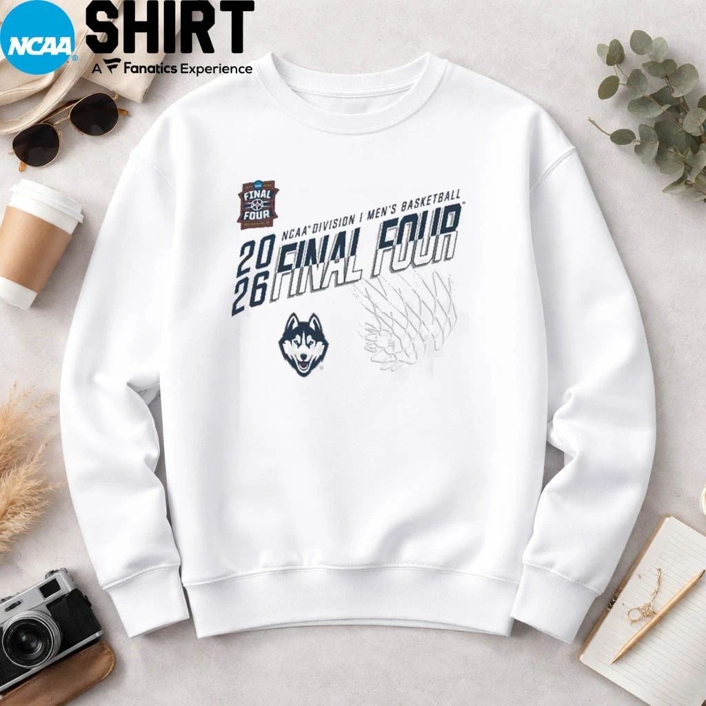 2026 NCAA Division I Men’s Basketball UConn Huskies Champion Final Four T-Shirt