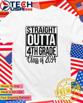Straight Outta 4th Grade Class of 2034 shirt