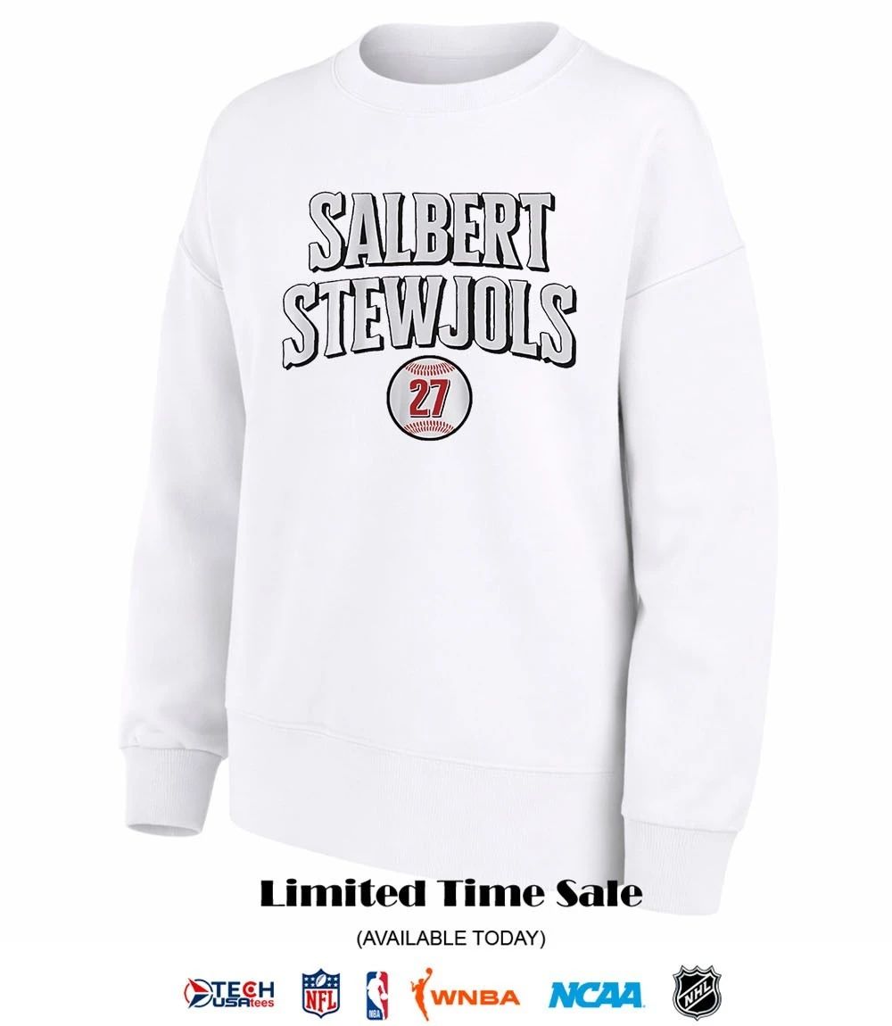 Sal Stewart #27 Cincinnati Reds Salbert Stewjols shirt