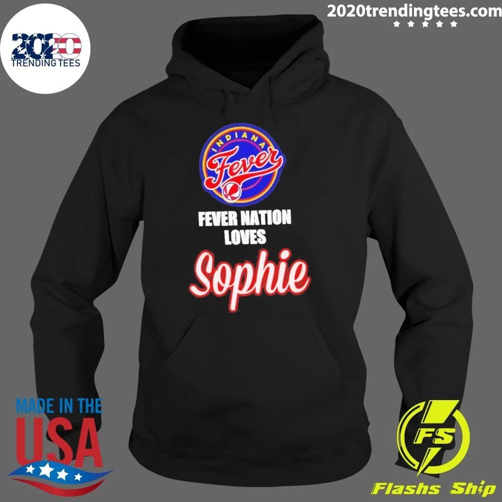 Indiana Fever Basketball Team Fever Nation Loves Sophie Shirt