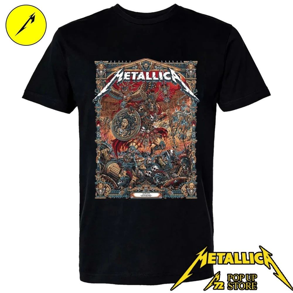 Metallica M72 Athens Exclusive Poster At Olympic Stadium Athens Greece On May 9 2026 Art By Juan Ma Orozco Shirt