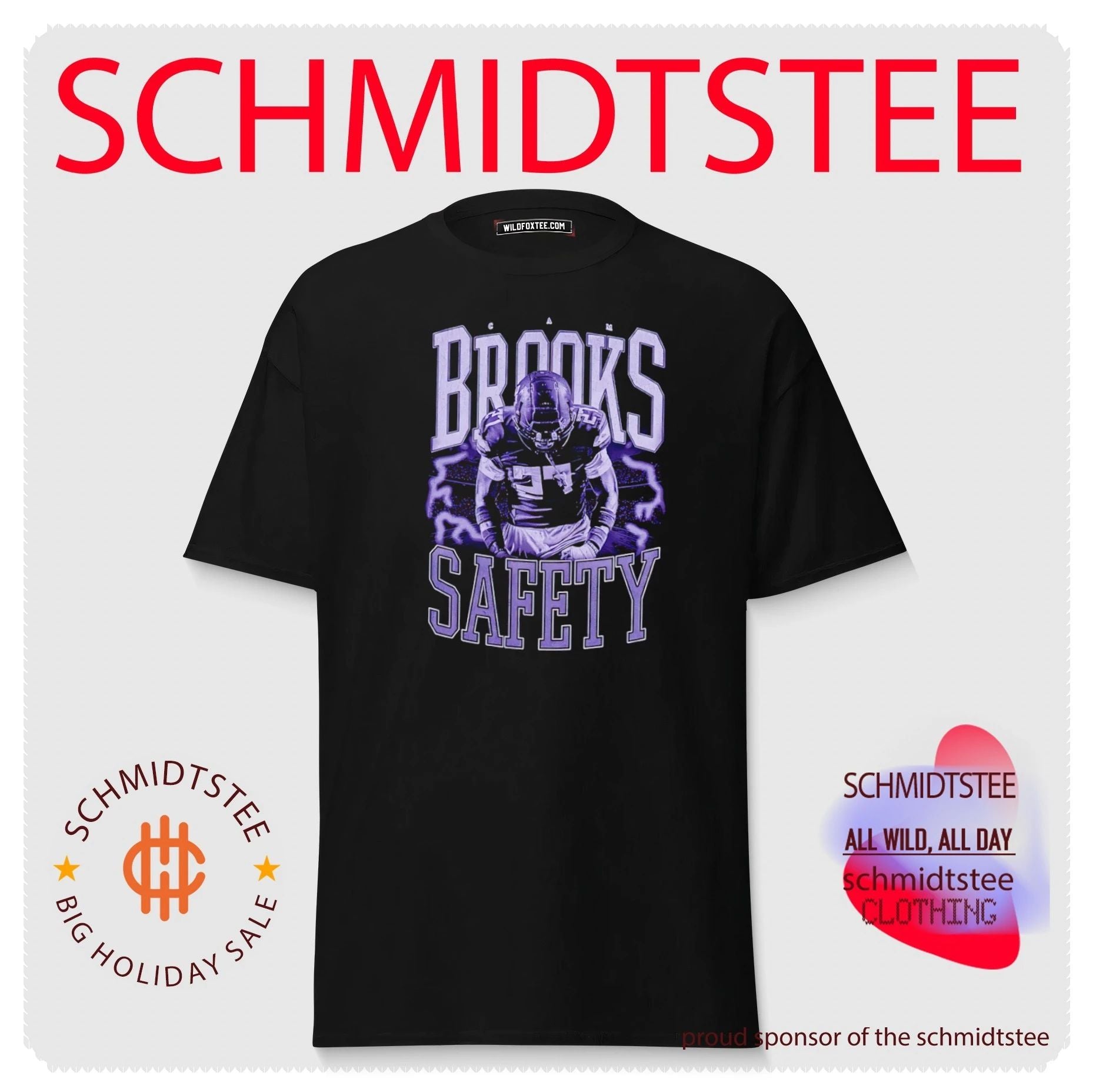 Cam Brooks Safety Football sports apparel shirt