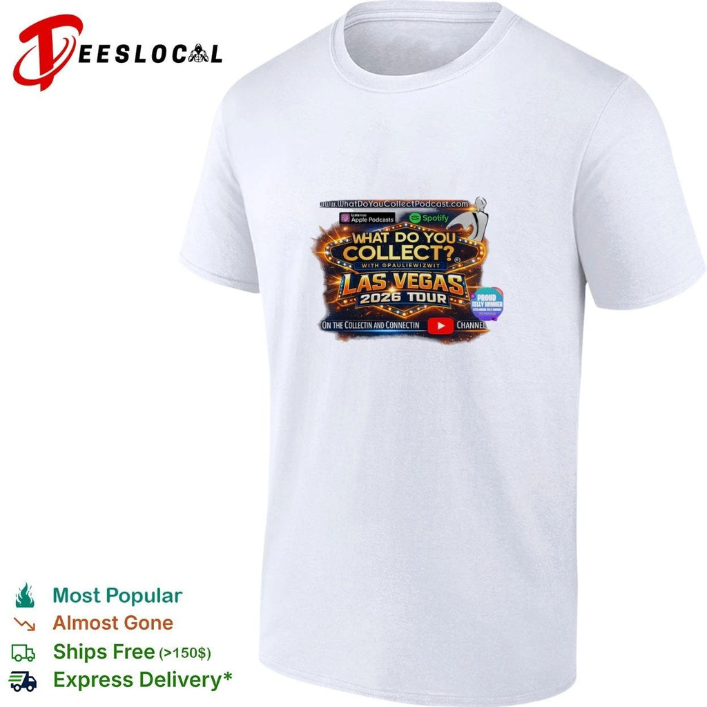 What Do You Collect With Pauliewizwit Las Vegas 2026 Tour T-shirt