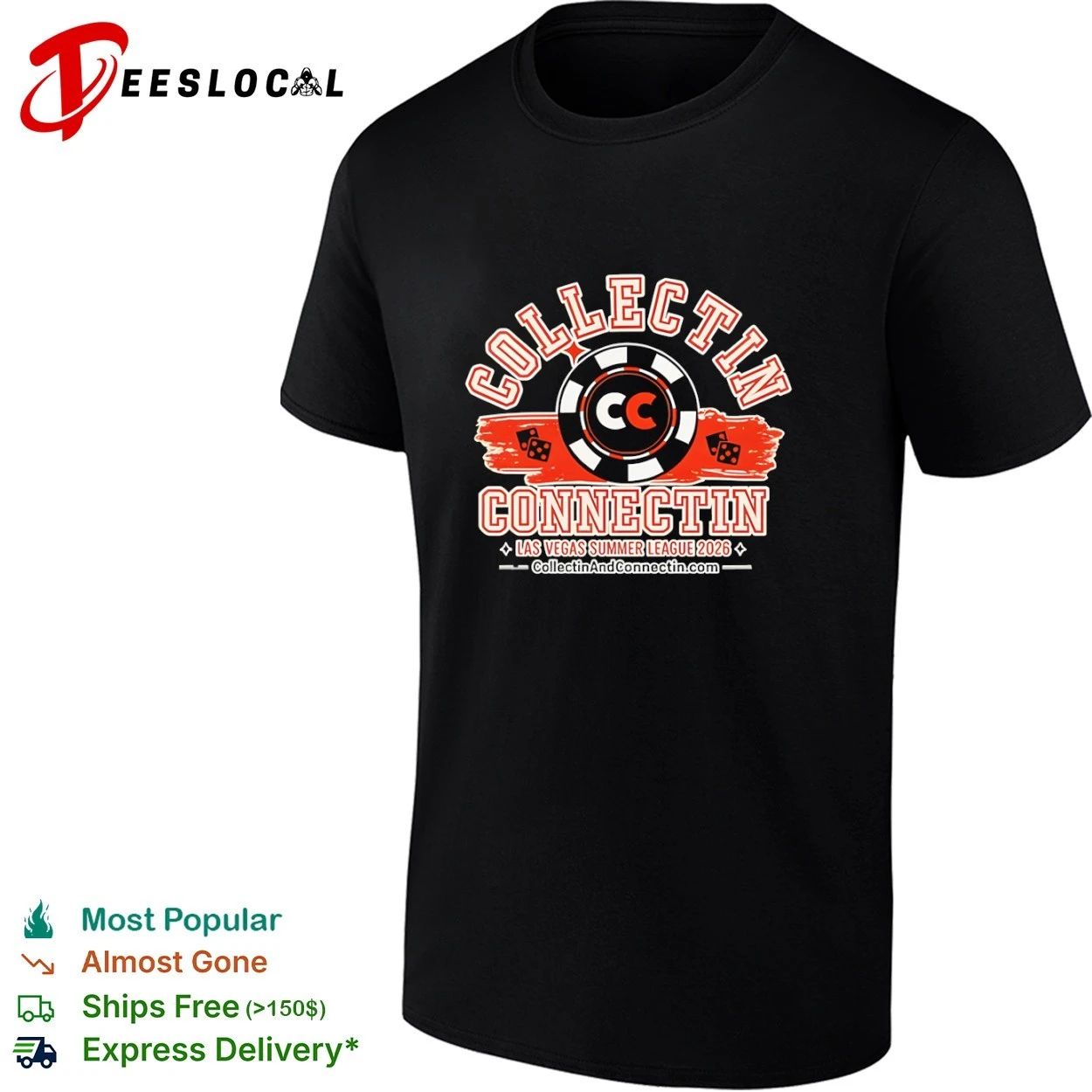 Collectin and Connectin Las Vegas Summer League 2026 T-shirt