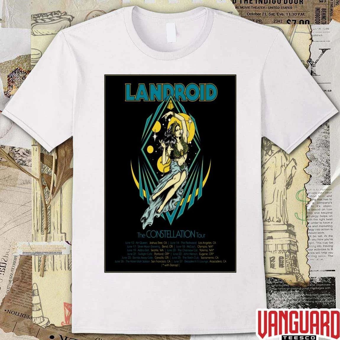 Landroid 2026 The Constellation Tour Shows Poster t-shirt