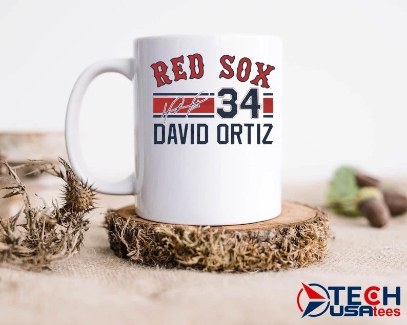 Boston Red Sox Baseball David Ortiz No. 34 signature shirt