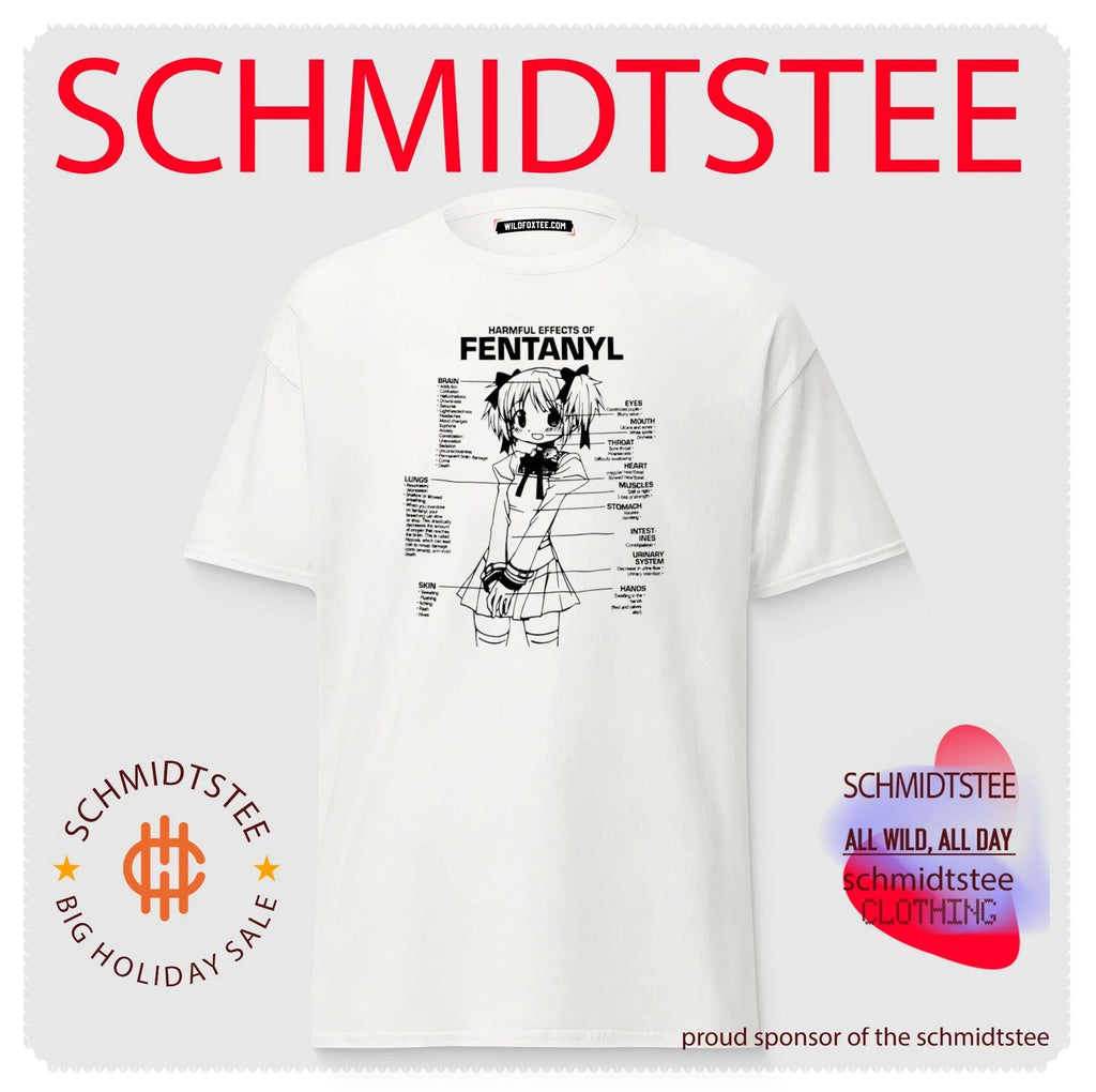 Harmful Effects of Fentanyl Anime Anatomy Chart shirt