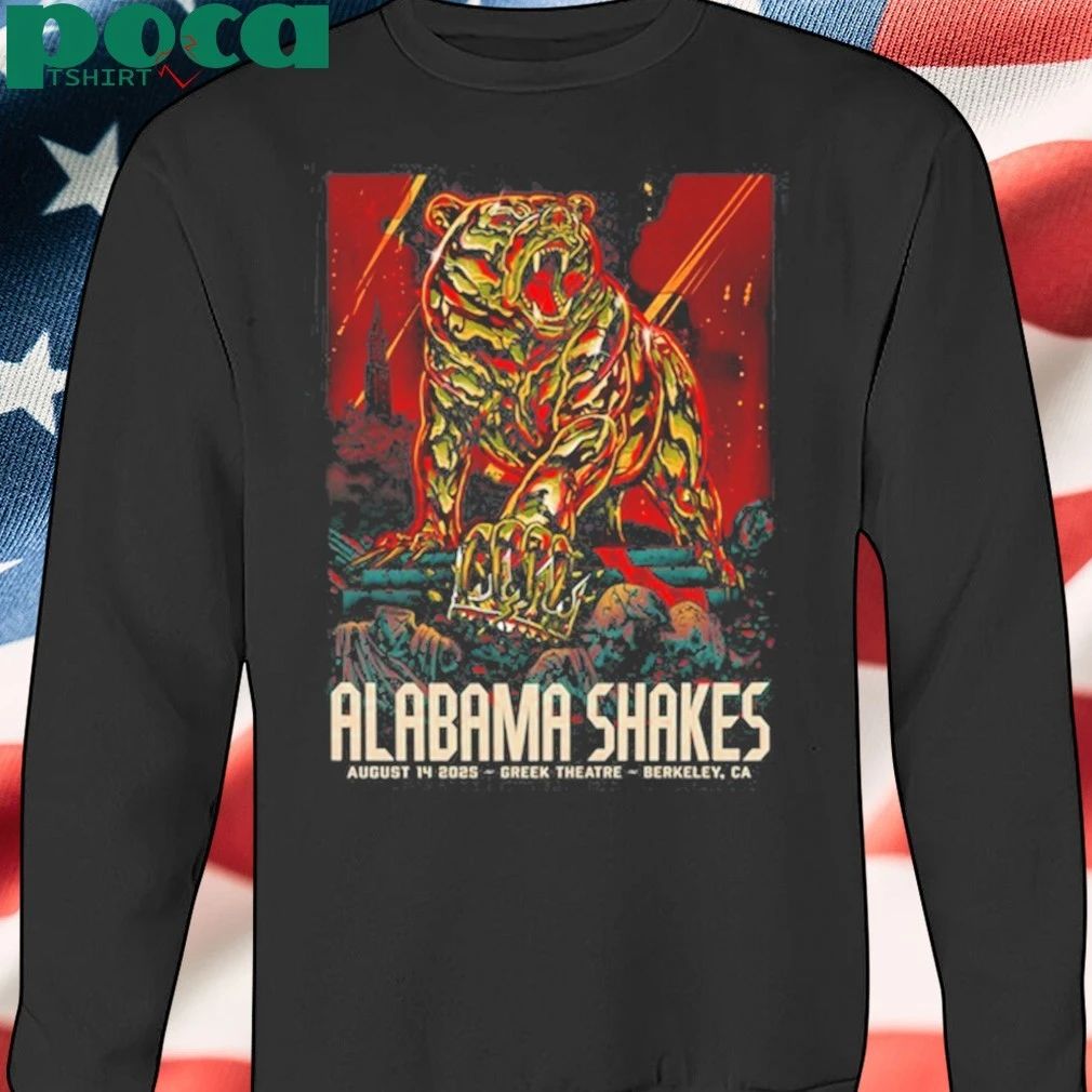 The Greek Theatre-U.C Berkeley in Berkeley, CA August 14 2025 Alabama Shakes shirt