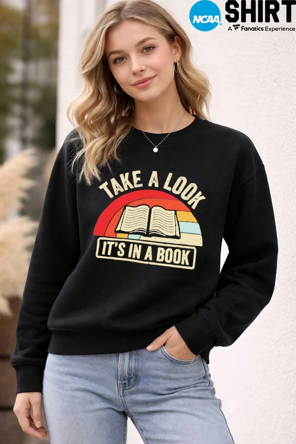 Take a look it’s in a book vintage shirt