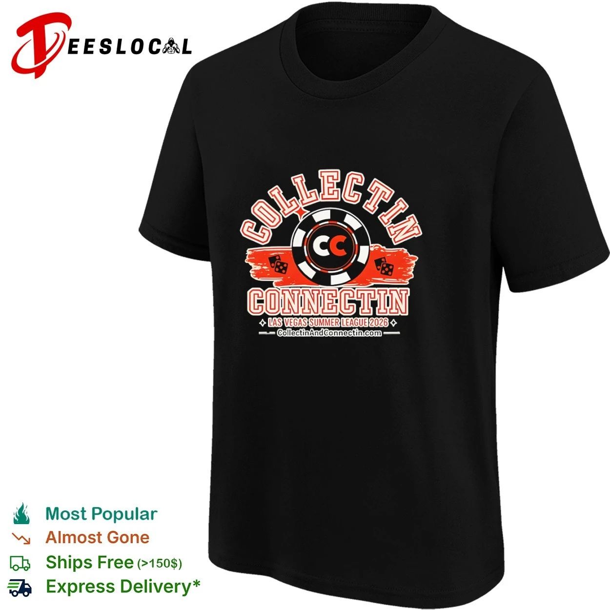 Collectin and Connectin Las Vegas Summer League 2026 T-shirt