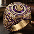 Omega Psi Phi Que Dogs Gold Ring