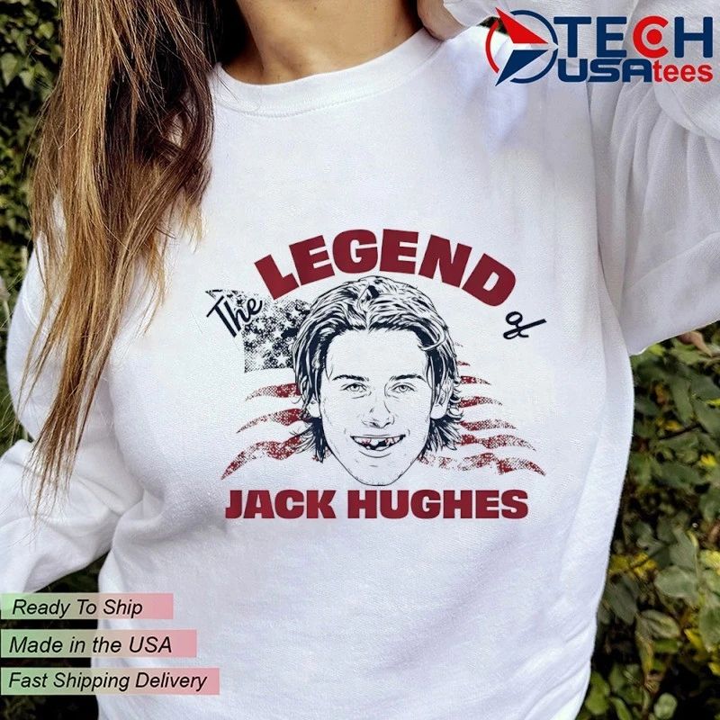 The Legend of Jack Hughes losing teeth shirt