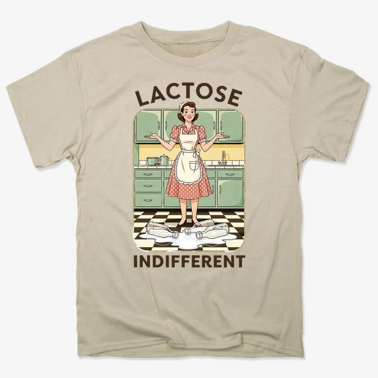 Lactose Indifferent Retro Kitchen Humor