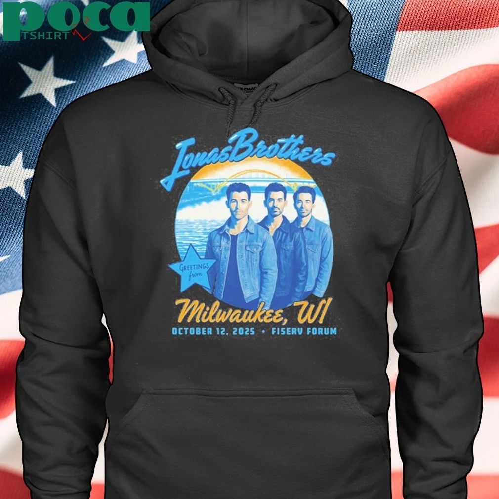 Milwaukee, WI Jonas Brothers Oct 12 2025 Fiserv Forum Shirt