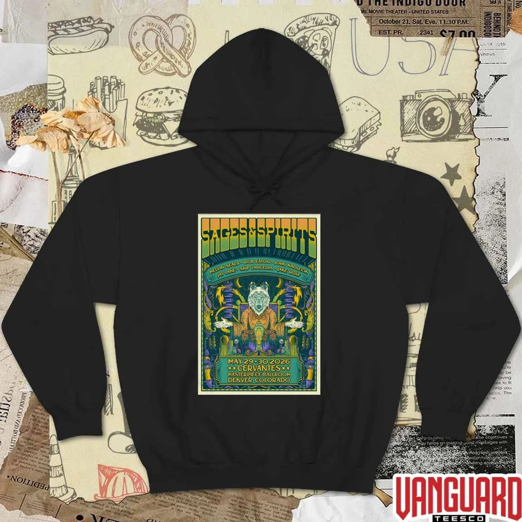 Sages And Spirits At Cervantes’ Masterpiece Ballroom On May 29-30 2026 Poster t-shirt