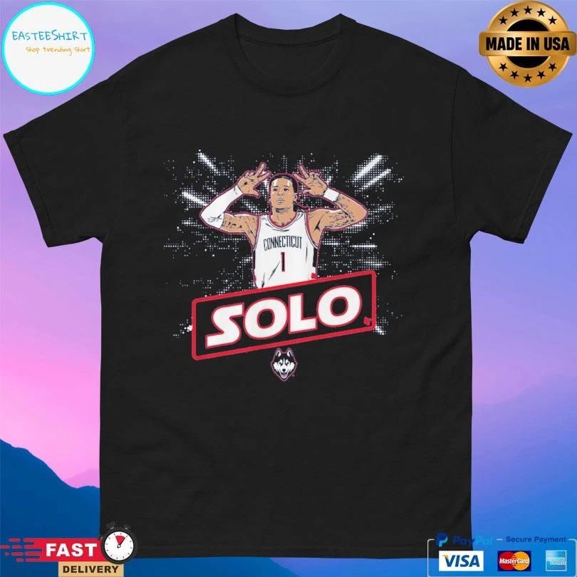UConn Huskies Men’s Basketball Solo Ball Name Pose T-shirts