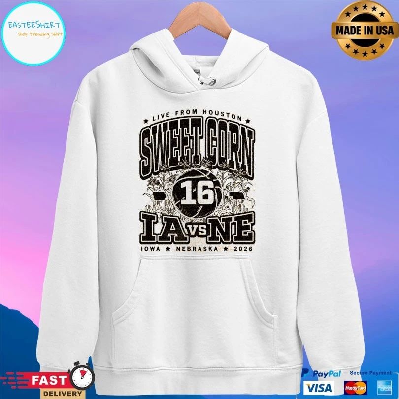 Live From Houston Sweet Corn 16 Los Angeles Vs Nebraska Cornhuskers Iowa Nebraska 2026 T-shirt