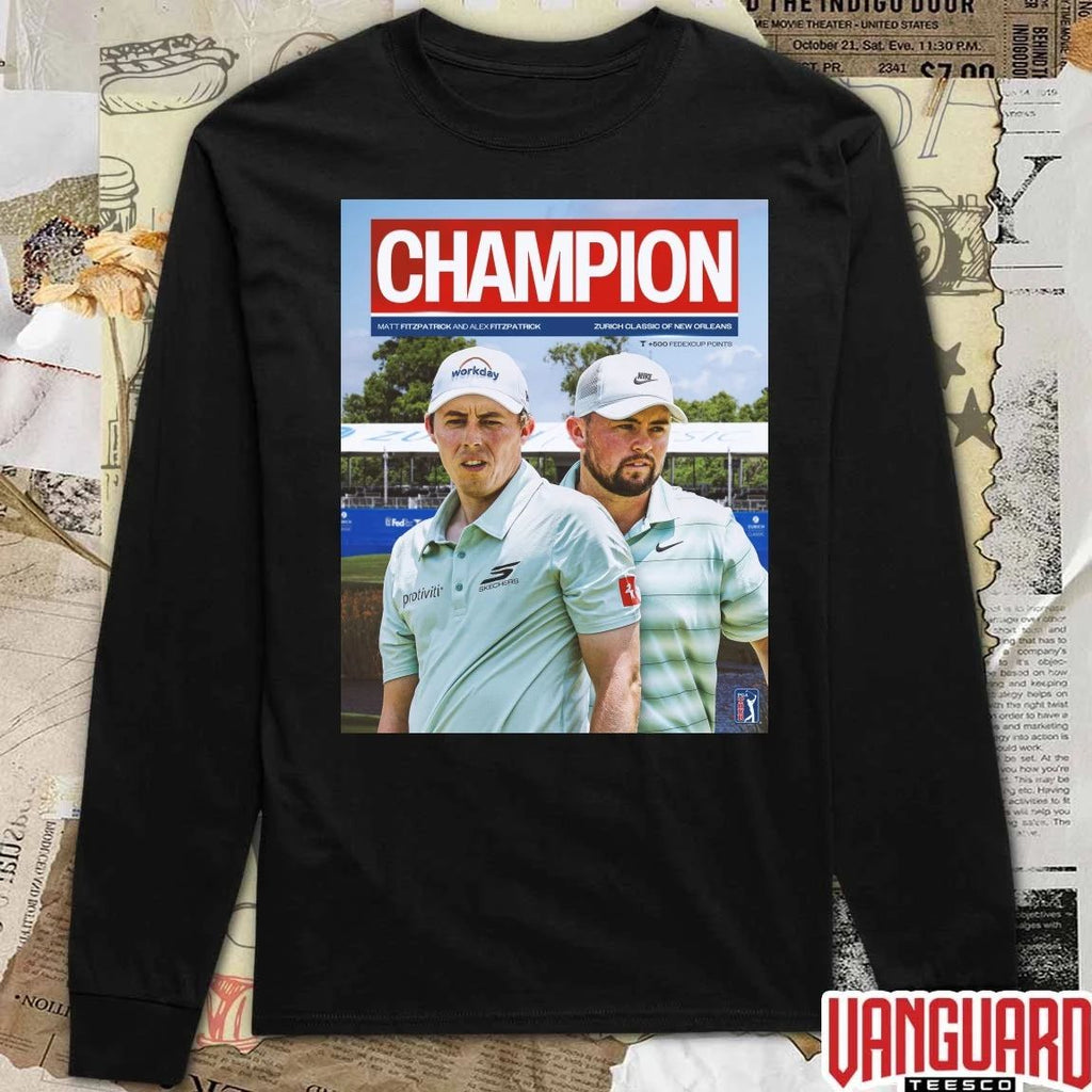 Matt and Alex Fitzpatrick 2026 Zurich Classic of New Orleans PGA Tour Poster t-shirt