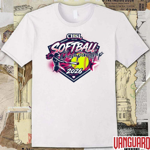 2026 CHSL Softball Pop-Up Shop Tee Championship Logo t-shirt
