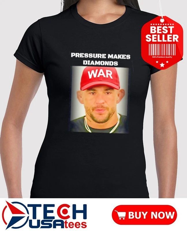 Pressure Makes Diamonds Dustin Poirier mugshot shirt