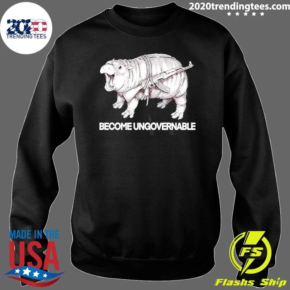Moo Deng Become Ungovernable Pygmy Hippo Shirt