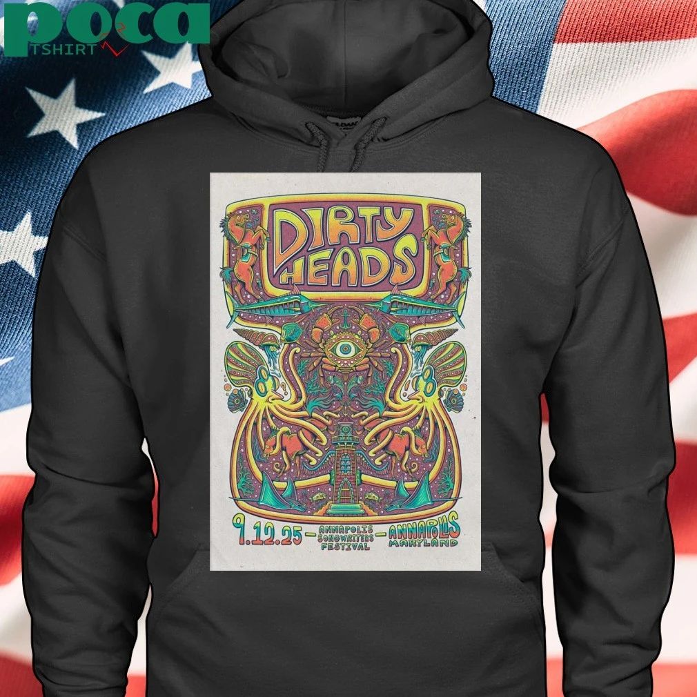 Dirty Heads Sep 12 2025 Calvert Street Stage In Annapolis MD Poster T-shirt