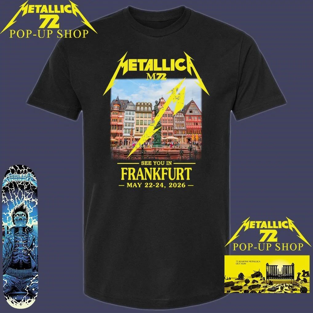 Metallica M72 See You In Frankfurt May 22-24, 2026 T-Shirt
