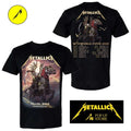 Metallica M72 Chorzów 2026 Pop-Up Shop T-Shirt – The Death Winged Hussars Design at Stadion Śląski, Poland (May 19, 2026)