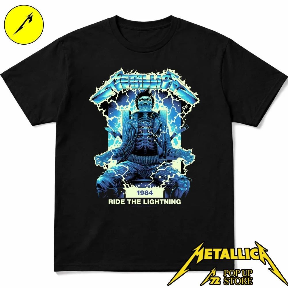 Metallica M72 Athens Pop Up Store 1984 Ride The Lightning Shirt