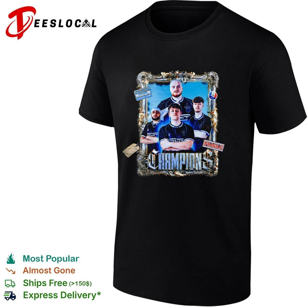 Omit Champions International Airport Fragile Paris France T-shirt