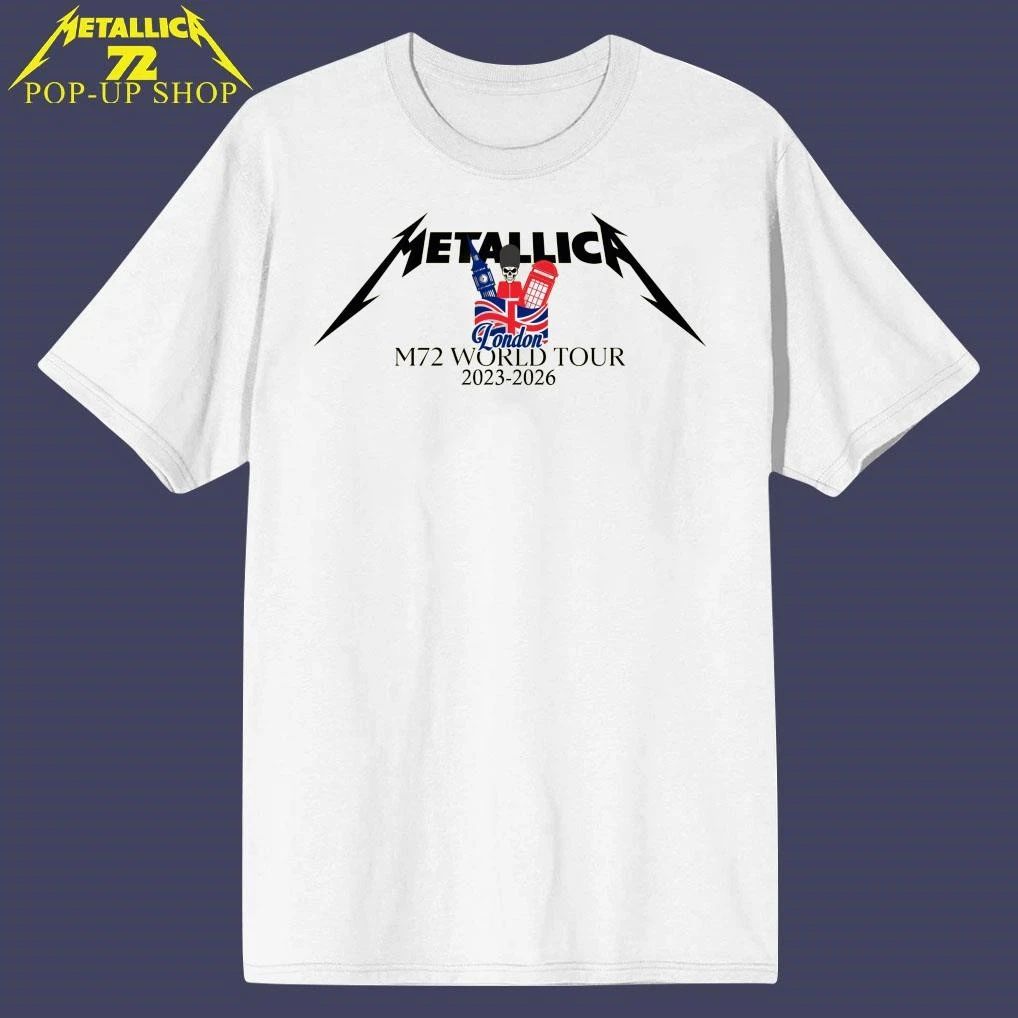 Metallica M72 London England World Tour 2023-2026 T-Shirt