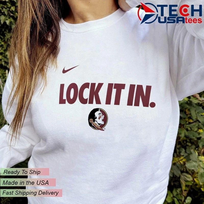 Lock it in Florida State Seminoles 2026 On-Court Bench shirt
