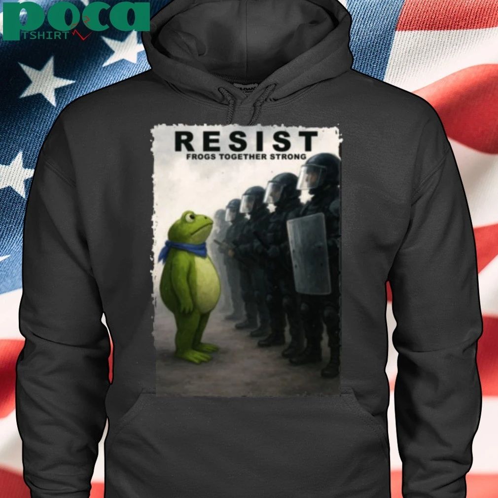 Portland Frog Resist Frogs Together Strong T-shirt