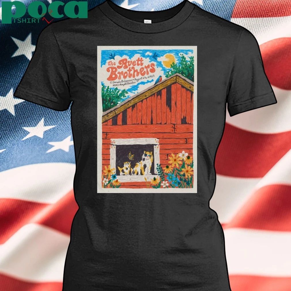 The Avett Brothers August 23 2025 In El Dorado AR Poster T-shirt